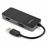 Startechcom Usb 30 to Hdmi and Vga Adapter -4k1080p Usb Type a Dual Monitor Multiport Display Adapter Converter -External Graphics Card