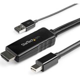 Startechcom 10 Ft (3 M) Hdmi to Displayport Cable - 4k 30hz - Usb-Powered - Active Hdmi to Displayport Cable (Hd2dpmm10)