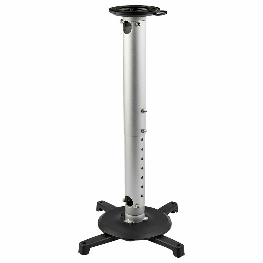 Startechcom Universal Ceiling Projector Mount - Height Adjustable Hanging Pole Mount 5-227 From Ceiling - 33lb (15kg) - Tiltrotate