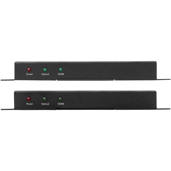 Startechcom Hdmi Over Fiber Extender Kit (Lc) 4k 60hz Hdmi 20 3300ft (1km) Single Mode1000ft (300m) Multimode Over Fiber Optic Cable