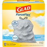 Glad Forceflex Tall Kitchen Drawstring Trash Bags