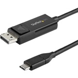 Startechcom 3ft (1m) Usb C to Displayport 12 Cable 4k 60hz - Reversible Dp to Usb-C Usb-C to Dp Video Adapter Monitor Cable Hbr2hdr