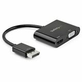 Startechcom Displayport to Hdmi Vga Adapter - Dp 12 Hbr2 to Hdmi 20 4k 60hz or Vga Monitor Converter - Digital Video Display Adapter
