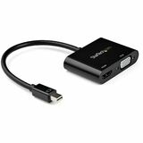 Startechcom Mini Displayport to Hdmi Vga Adapter - Mdp 12 Hbr2 to Hdmi 20 4k 60hz or Vga Video Monitor Converter - Tb2 Compatible