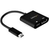 Startechcom Usb C to Displayport Adapter with 60w Power Delivery Pass-Through - 8k4k Usb Type-C to Dp 14 Video Converter W Charging