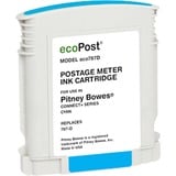 Clover Technologies Remanufactured Inkjet Ink Cartridge - Alternative for Pitney Bowes Eco787 - Cyan - 1 Each
