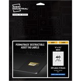 Avery&Reg Permatrack Destructible Asset Tag Labels 34 X 1-12 320 Asset Tags