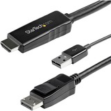 Startechcom 3 M (98 Ft) Hdmi to Displayport Cable - 4k 30hz - Usb-Powered - Active Hdmi to Displayport Cable (Hd2dpmm10)