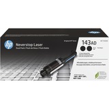 Hp 143ad Original Laser Toner Cartridge - Dual Pack - Black - 2 Pack