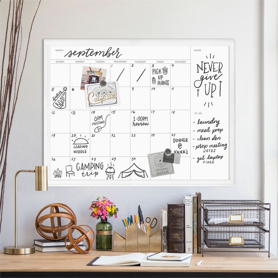 U Brands Magnetic Dry Erase Calendar