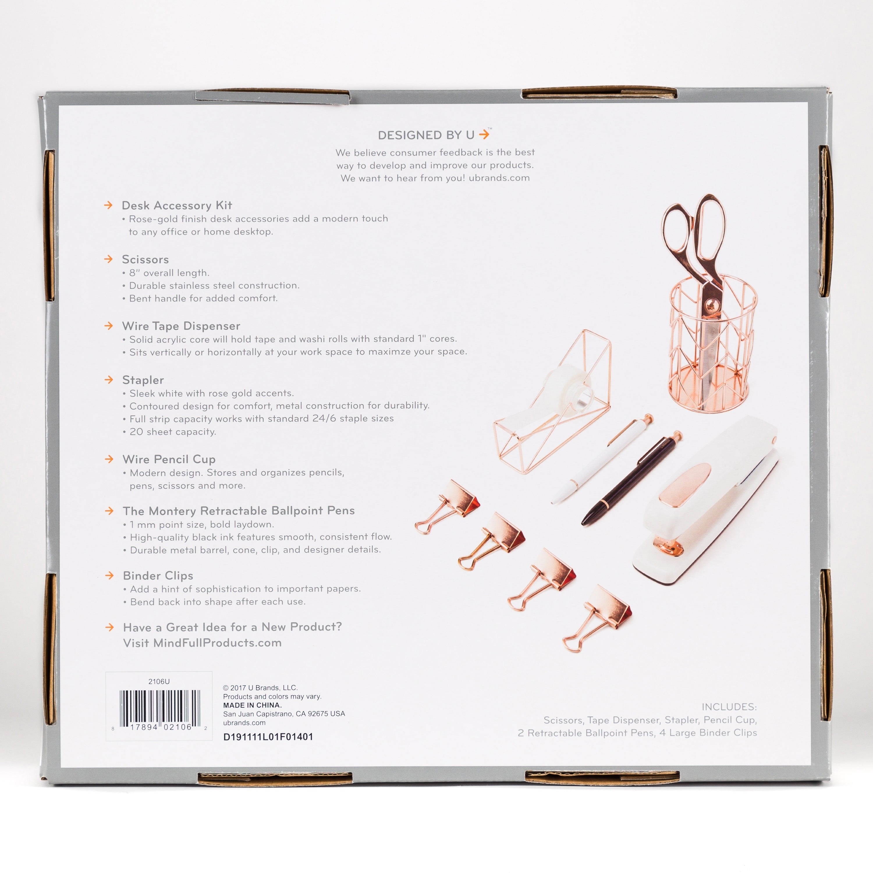 U Brands Desktop Accessory Kit