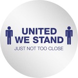 Deflecto Standsafe 20 Personal Spacing Disks-United We Stand