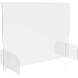 Deflecto Countertop Safety Barrier Full Shield with Feet
