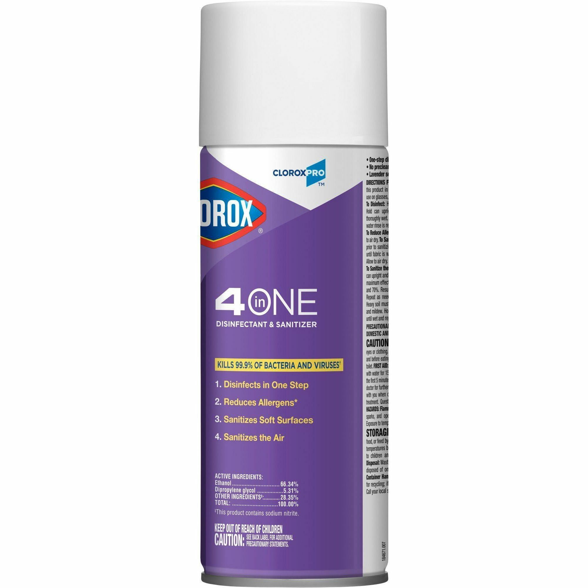 Cloroxpro&Trade 4 in One Disinfectant & Sanitizer
