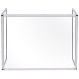 Bi-Silque Desktop Divider Glass Barrier