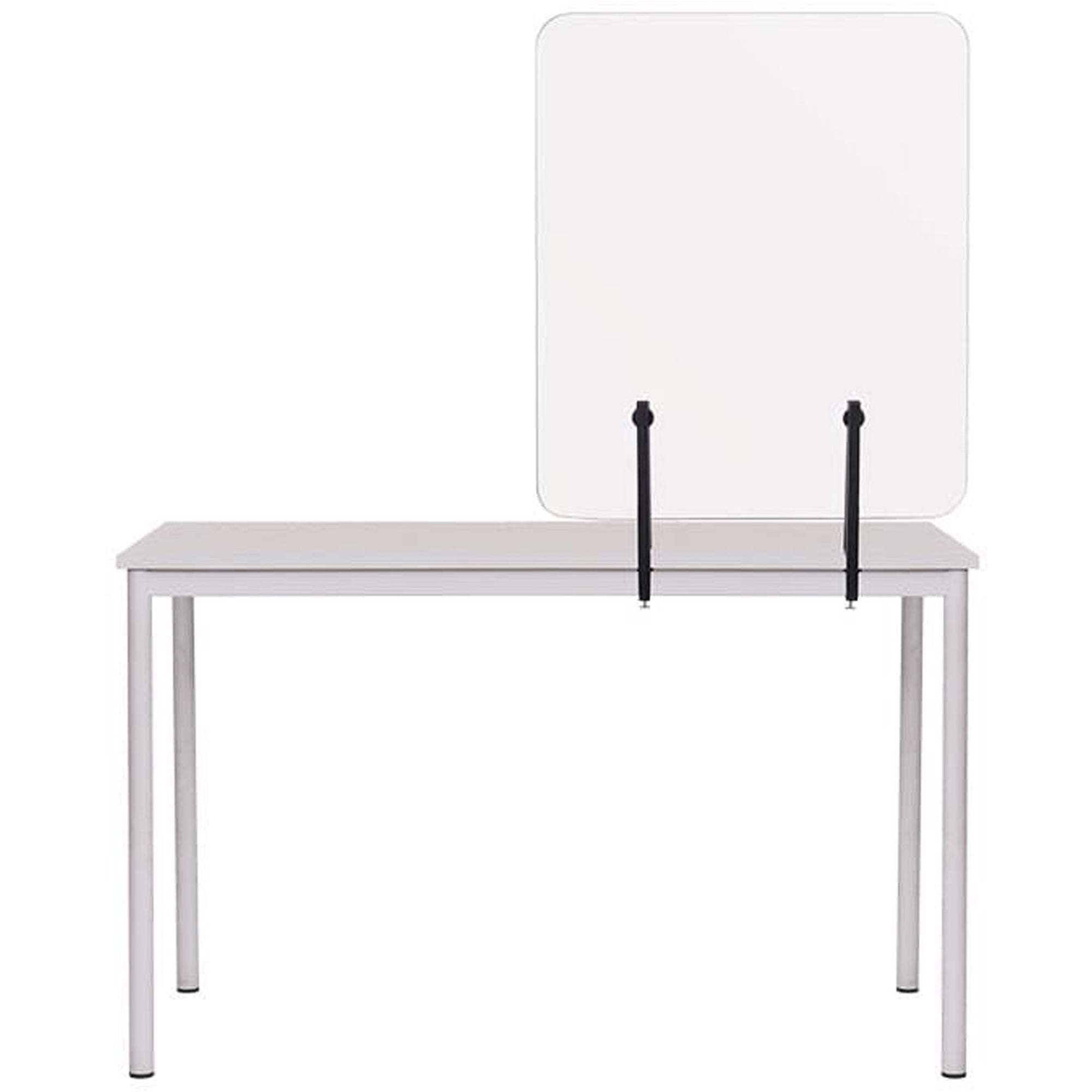 Bi-Silque Frameless Glass Desktop Barrier