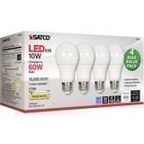 Satco 10w A19 Led 2700k Frosted Bulbs