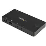 Startechcom 2 Port Usb C Kvm Switch - 4k 60hz Hdmi - Compact Uhd Desktop Kvm Switch Wusb Type C Cables - Bus Powered Macbook Thinkpad
