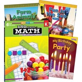 Shell Education Learn-at-Home Grade Level Math Bundle Printed Book