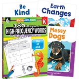 Shell Education Learn at Home Grade K Frequency Words Printed Book