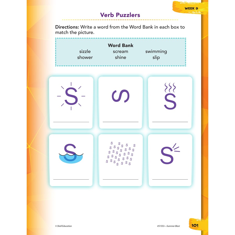 Shell Education Summer Blast Student Workbook Printed Book by Wendy Conklin