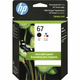Hp 67 Original Standard Yield Inkjet Ink Cartridge - Tri-Color Black - 2 Pack