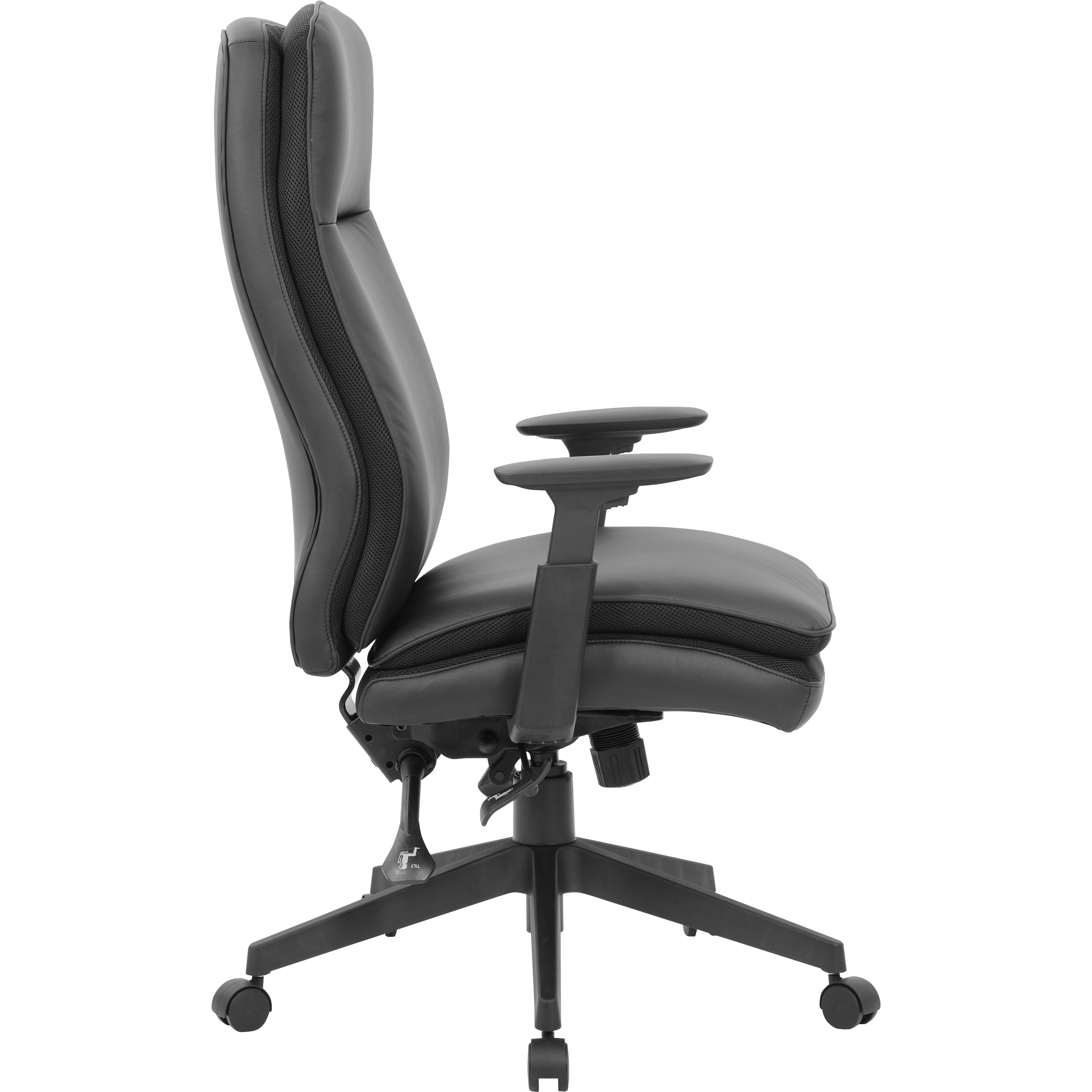 Lorell Premium Vinyl High-Back Executive Chair - Image 6