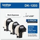 Brother Dk File Folder Label