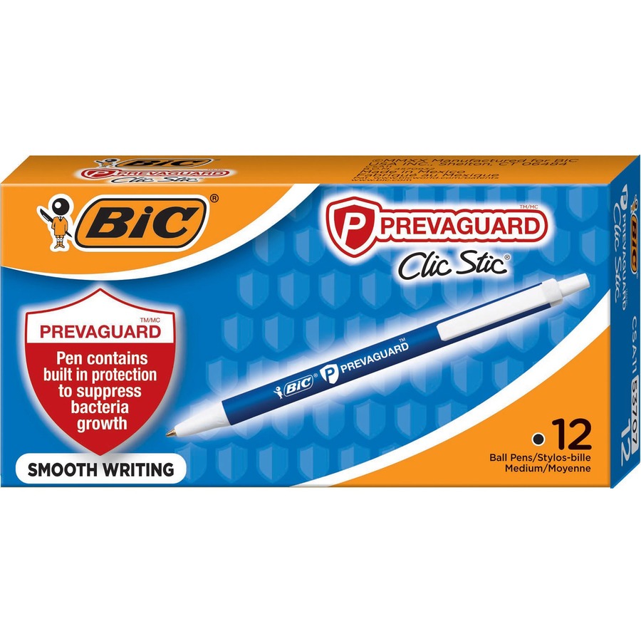 Bic Prevaguard Clic Stic Antimicrobial Ballpoint Pen