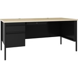 Lorell Fortress Steel Single-Pedestal Desk