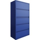 Lorell 4-Drawer Lateral File with Binder Shelf