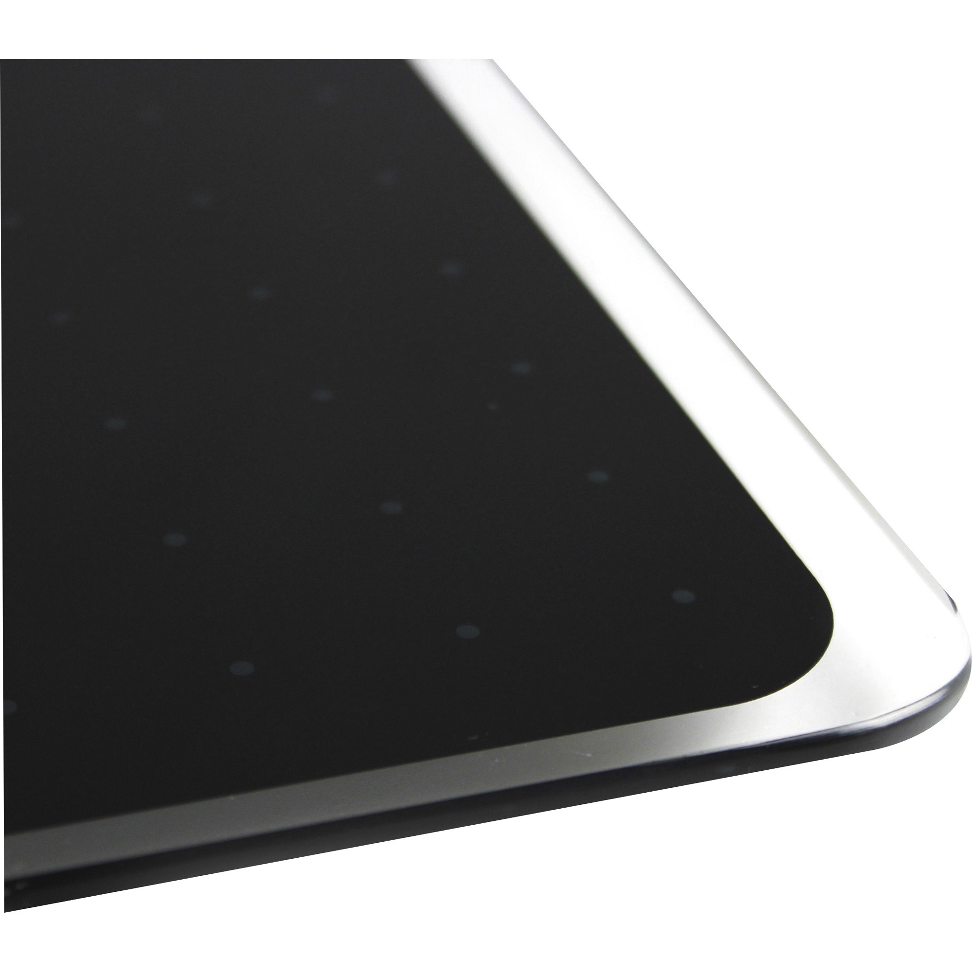 Viztex Viztex Glacier Black Multi-Purpose Grid Glass Dry Erase Board 24 X 36