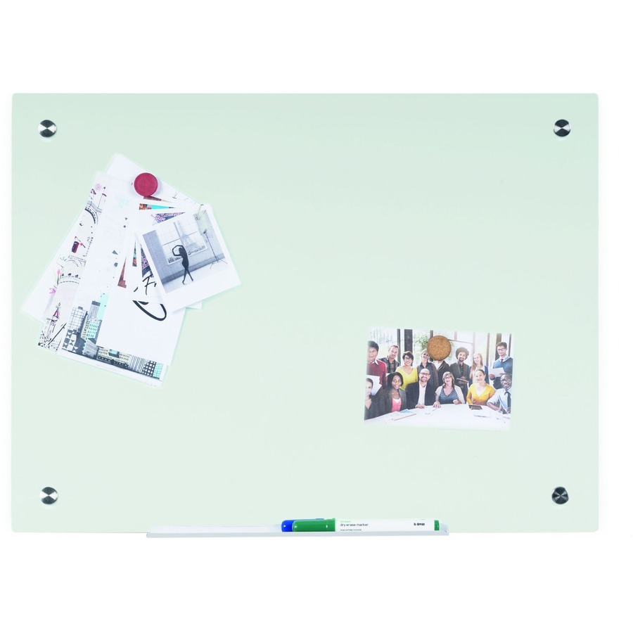Bi-Silque Magnetic Glass Dry Erase Board