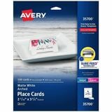 Avery&Reg Sure Feed Arched Tent Cards