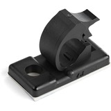 Startechcom 100 Self Adhesive Cable Management Clips - Ethernetnetwork Cableoffice Desk Cord Organizer - Sticky Wire Holderclamp Black