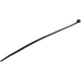 Startechcom 10(25cm) Cable Ties 2-58(68mm) Dia 50lb(22kg) Tensile Strength Nylon Self Locking Ties Ul Listed 1000 Pack Black