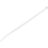 Startechcom 10(25cm) Cable Ties 2-58(68mm) Dia 50lb(22kg) Tensile Strength Nylon Self Locking Ties Ul Listed 1000 Pack White
