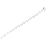 Startechcom 10(25cm) Reusable Cable Ties 2-12(65mm) Dia 50lb(22kg) Tensile Strength Nylon Inoutdoor Ul Listed 100 Pack White