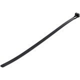 Startechcom 10(25cm) Reusable Cable Ties 2-12(65mm) Dia 50lb(22kg) Tensile Strength Nylon Inoutdoor Ul Listed 100 Pack Black