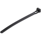 Startechcom 5(12cm) Reusable Cable Ties 1-18(30mm) Dia 50lb(22kg) Tensile Strength Nylon Inoutdoor Ul Listed 100 Pack Black