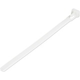 Startechcom 6(15cm) Reusable Cable Ties 1-38(35mm) Dia 50lb(22kg) Tensile Strength Nylon Inoutdoor Ul Listed 100 Pack White