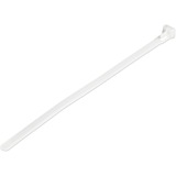 Startechcom 8(20cm) Reusable Cable Ties 1-78(50mm) Dia 50lb(22kg) Tensile Strength Nylon Inoutdoor Ul Listed 100 Pack White