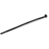 Startechcom 8(20cm) Reusable Cable Ties 1-78(50mm) Dia 50lb(22kg) Tensile Strength Nylon Inoutdoor Ul Listed 100 Pack Black