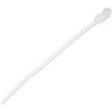 Startechcom 4(10cm) Cable Ties with Mounting Hole 78(24mm) Dia 18lb(8kg) Tensile Strength Nylon Zip Ties Ul Listed 100 Pack
