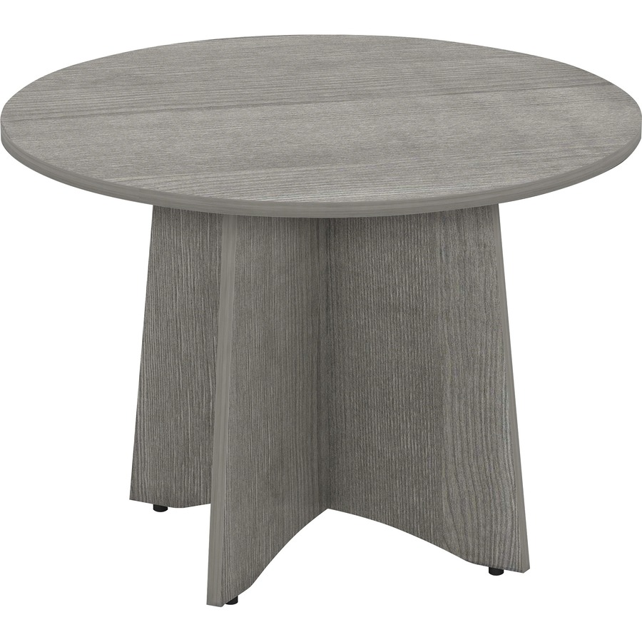 Lorell Weathered Charcoal Round Conference Table - Image 3