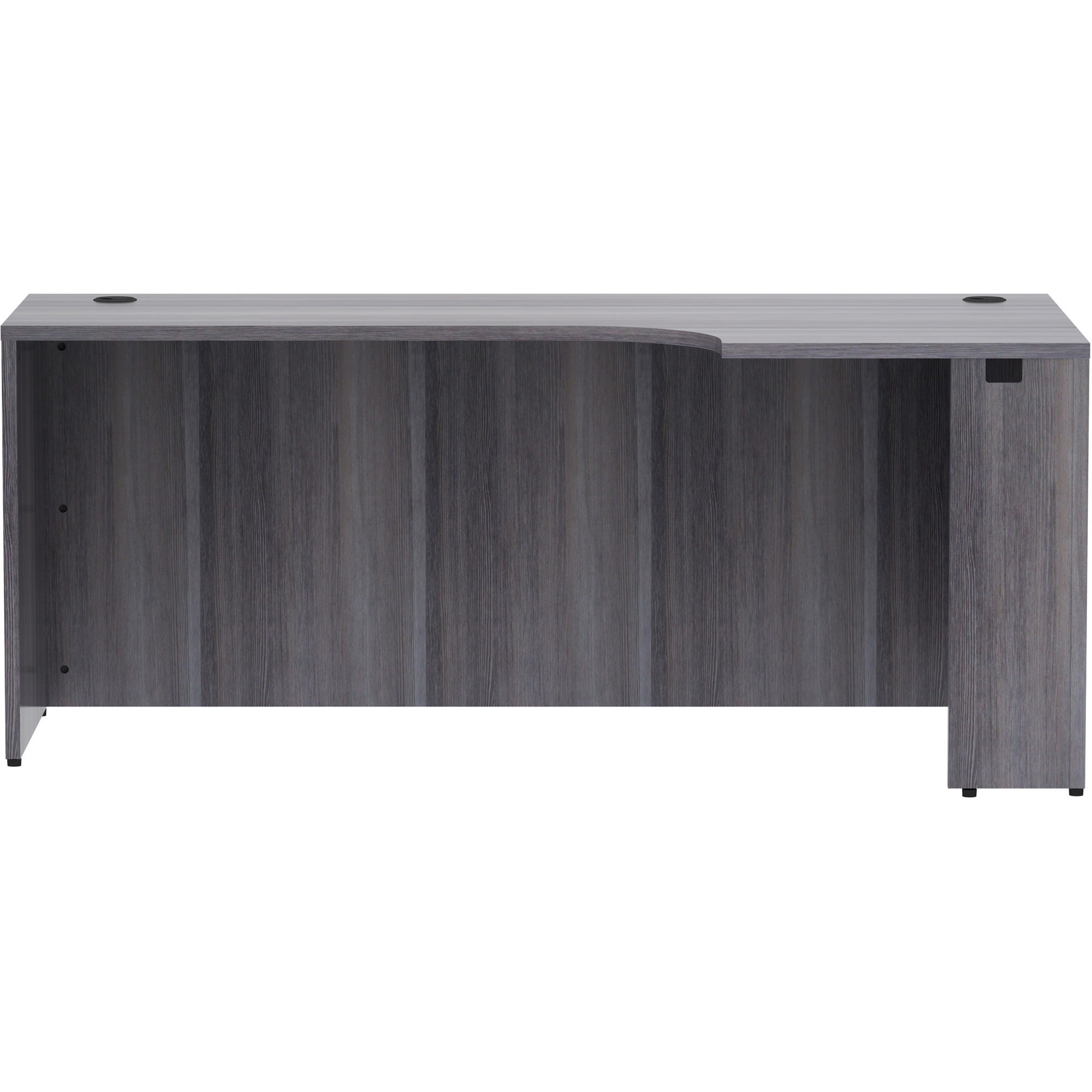 Lorell Essentials Laminate Right Corner Credenza