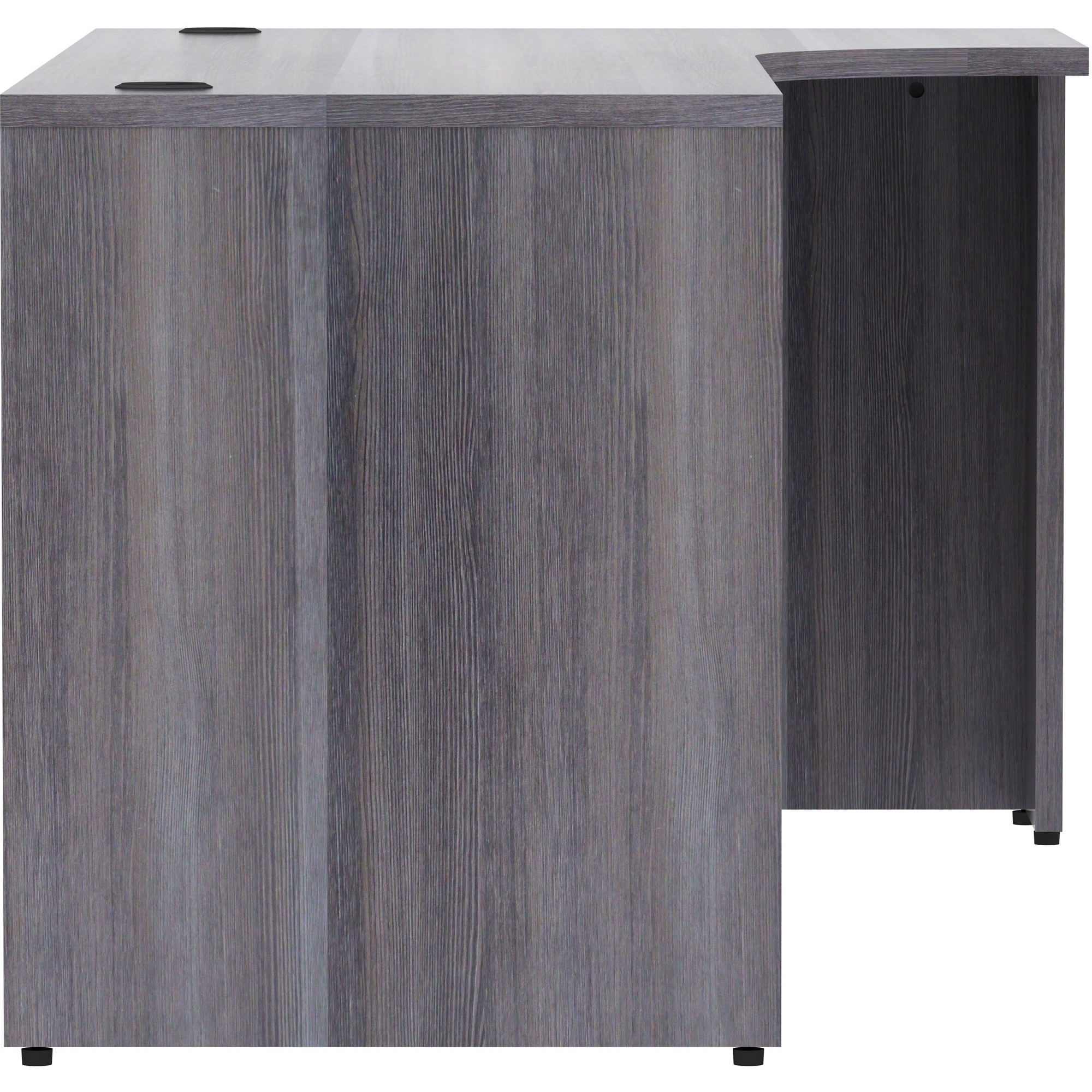 Lorell Essentials Laminate Right Corner Credenza