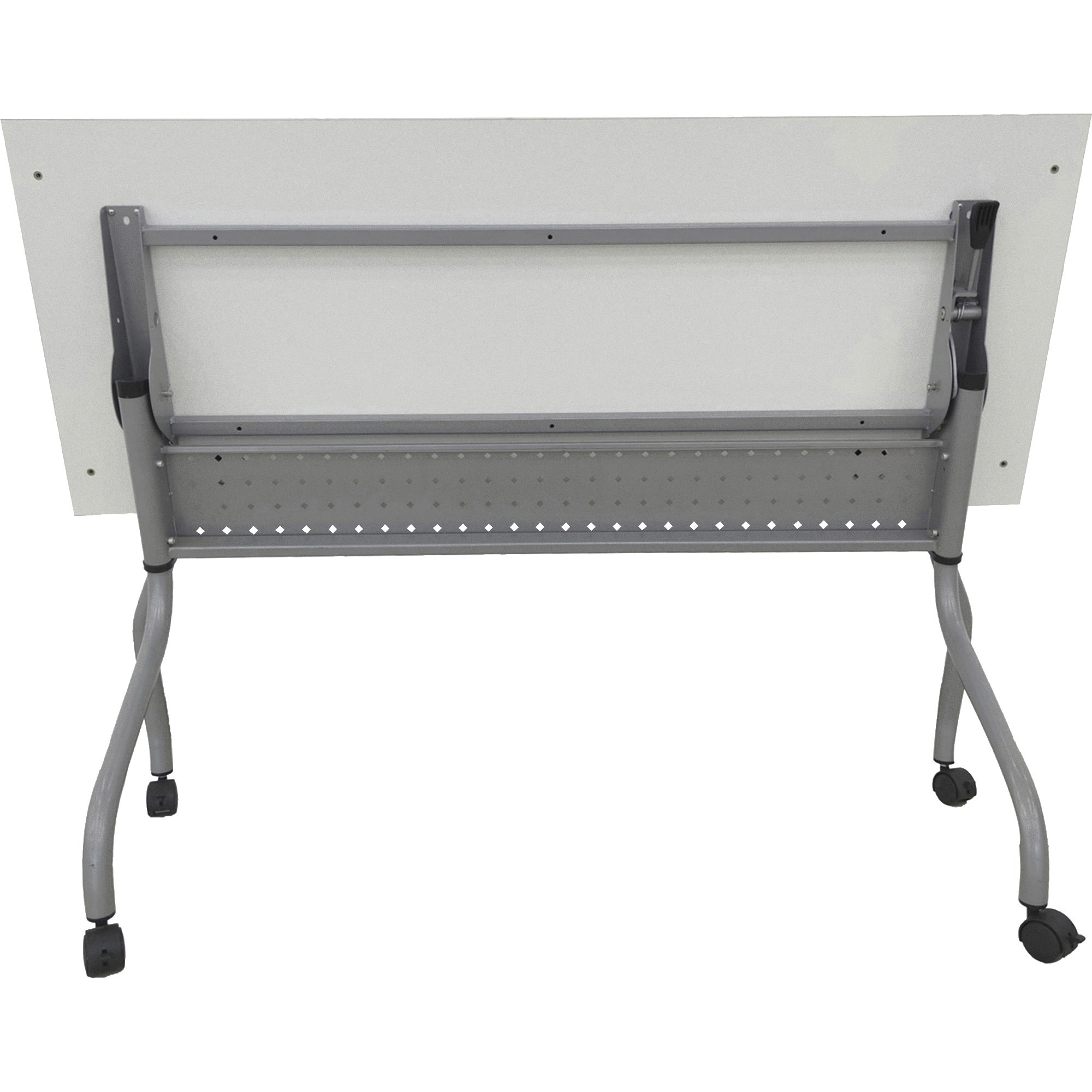 Lorell White Laminate Flip Top Training Table