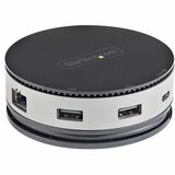 Startechcom Usb C Multiport Adapter - Usb Type-C 10gbps Mini Dock 4k 60hz Hdmidisplayport1080p Vga - 75w Pd Passthrough Usb Hub & Gbe