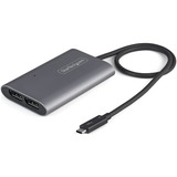 Startechcom Thunderbolt 3 to Dual Displayport Adapter Dp 14 - Dual 4k 60hz or Single 8k5k Tb3 to Dp Monitor Video Adapter - Macwindows